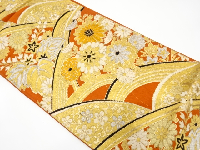 Japanese Kimono / Antique / Fukuro Obi Silk